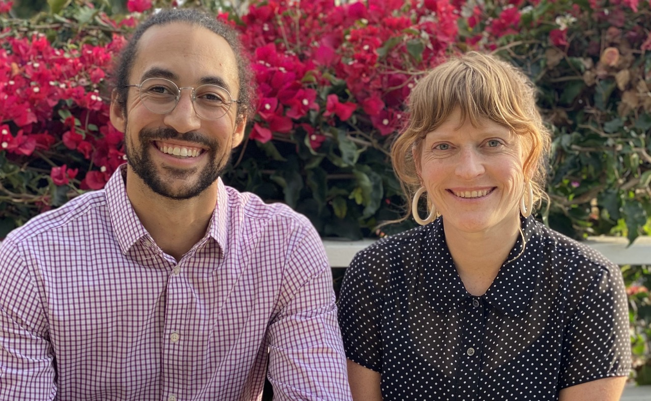 Aaron Hall, CEO at Intropic, and Jolene Mattson, the company's process engineer