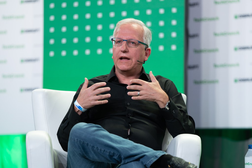 Mike Verdu, VP of Games at Netflix speaks about "whether game streaming can go mainstream" at TechCrunch Disrupt in San Francisco on October 18, 2022. Image Credit: Haje Kamps / TechCrunch