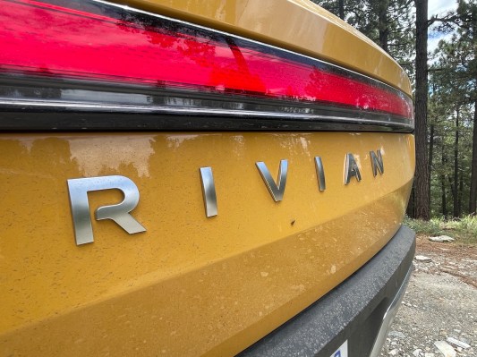 rivian yellow truck