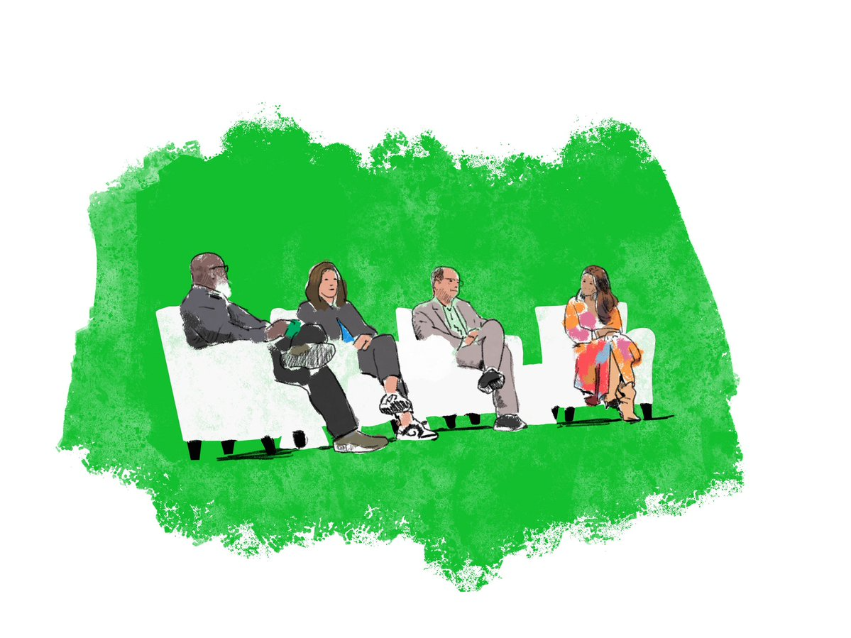 A sketch of a TC+ panel at TC Disrupt 2022, "Taking the BS out of your TAM"