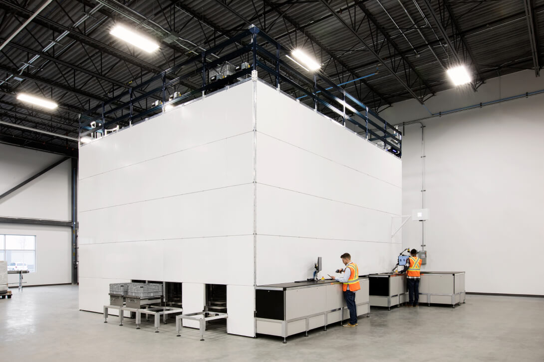 Attabotics' vertical robotic warehouse solution