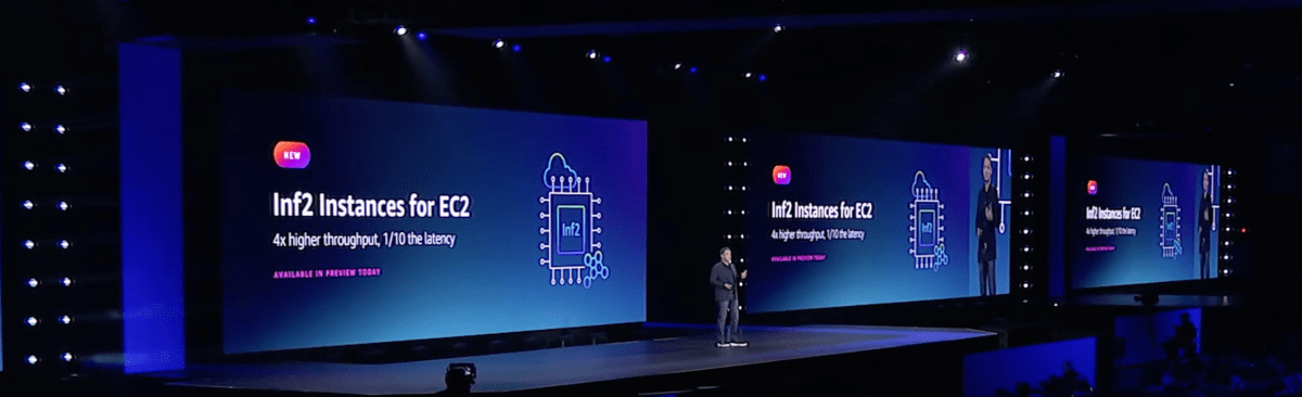 photo of Amazon announces preview of new Inf2 instances designed for larger models image