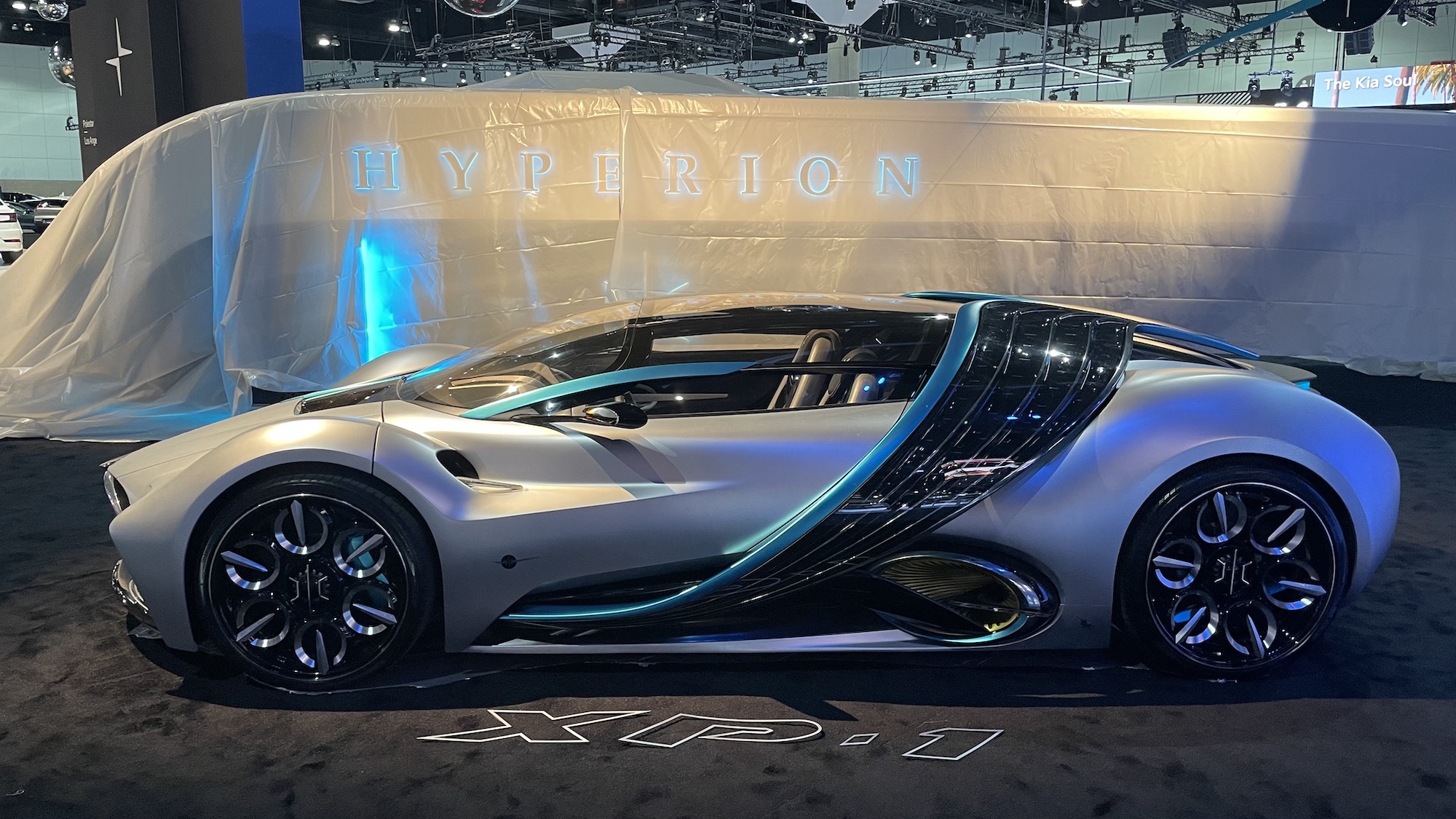 hyperion spaceship car 2022 LA Auto Show