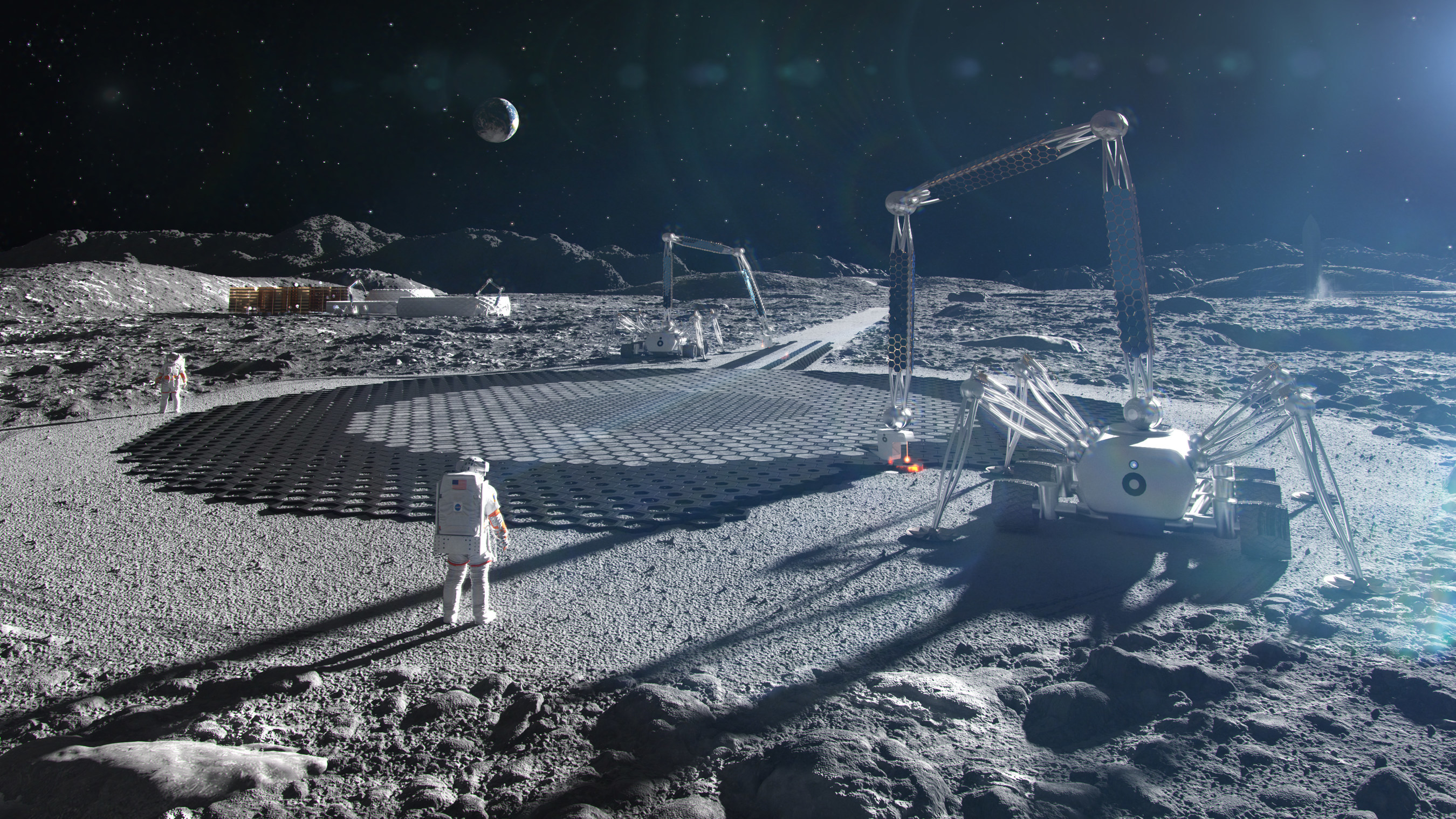 ICON’s vision for Olympus, the multi-purpose ISRU-based lunar construction system
