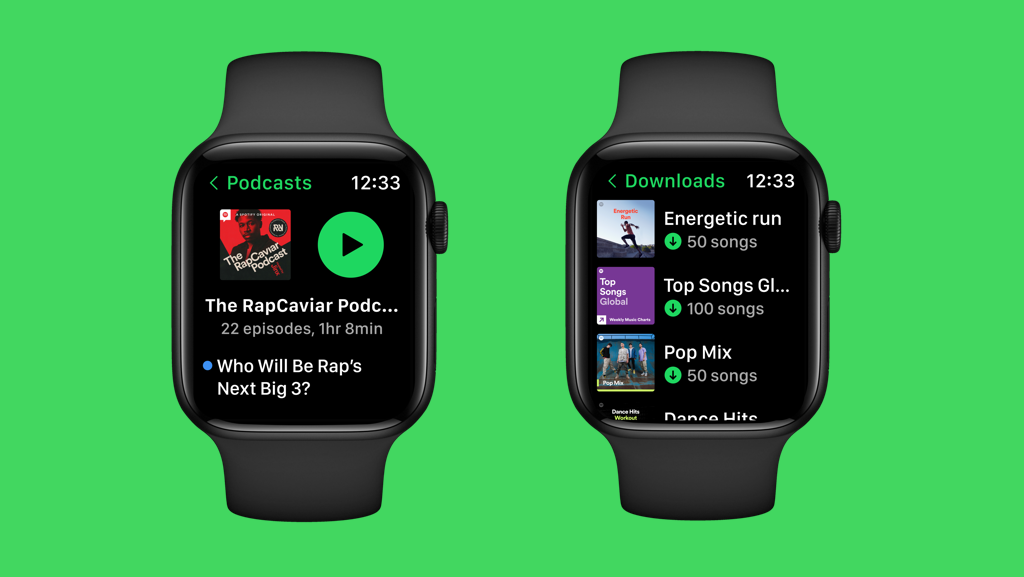 international Gods radiator Spotify revamps its Apple Watch app with larger artwork and new features,  like direct downloads | TechCrunch