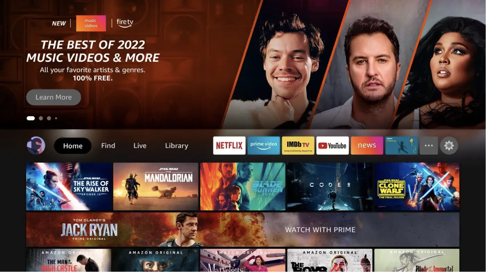 Amazon adds free music videos, viral videos and more ad-supported content  to Fire TV | TechCrunch