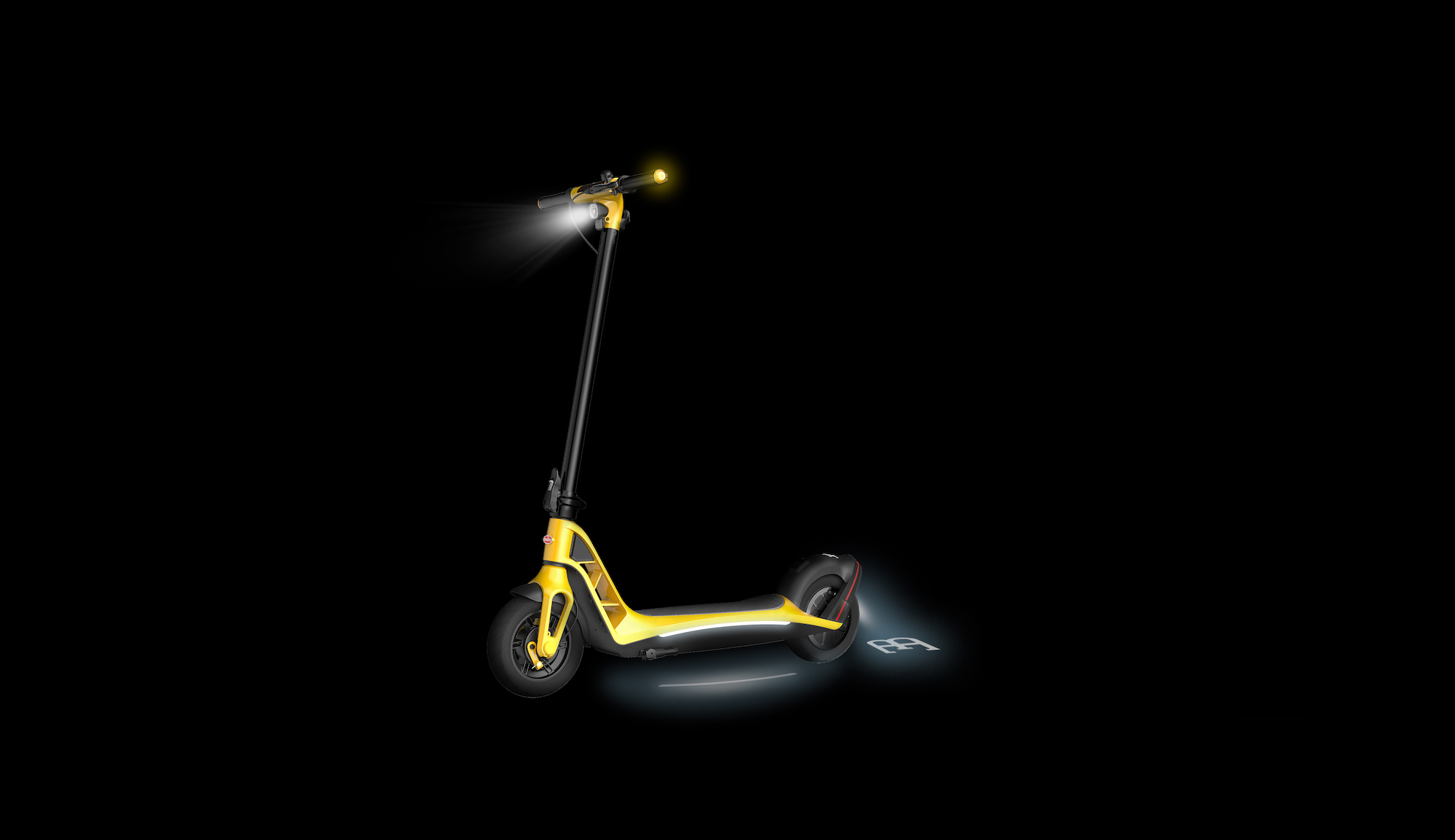 Electric scooter Bugatti 2023_Yellow 2