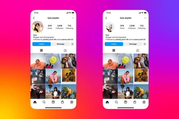 La nueva imagen de perfil dinámica de Instagram cambia entre tu foto y tu avatar TechCrunch