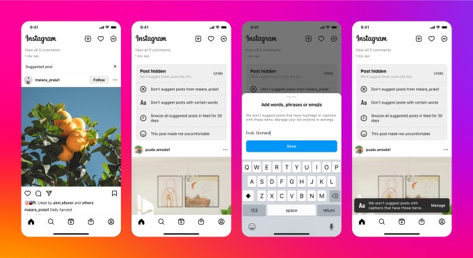 Instagram's new 'Quiet Mode' helps you take a break from the app |  TechCrunch