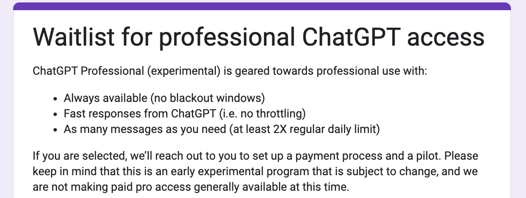 OpenAI ChatGPT Profesional
