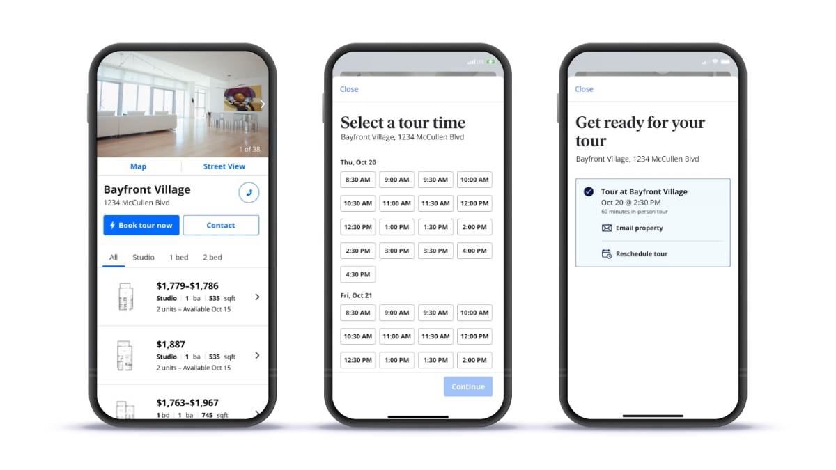 Zillow introduces Calendly-like instant booking for rental property tours • TechCrunch