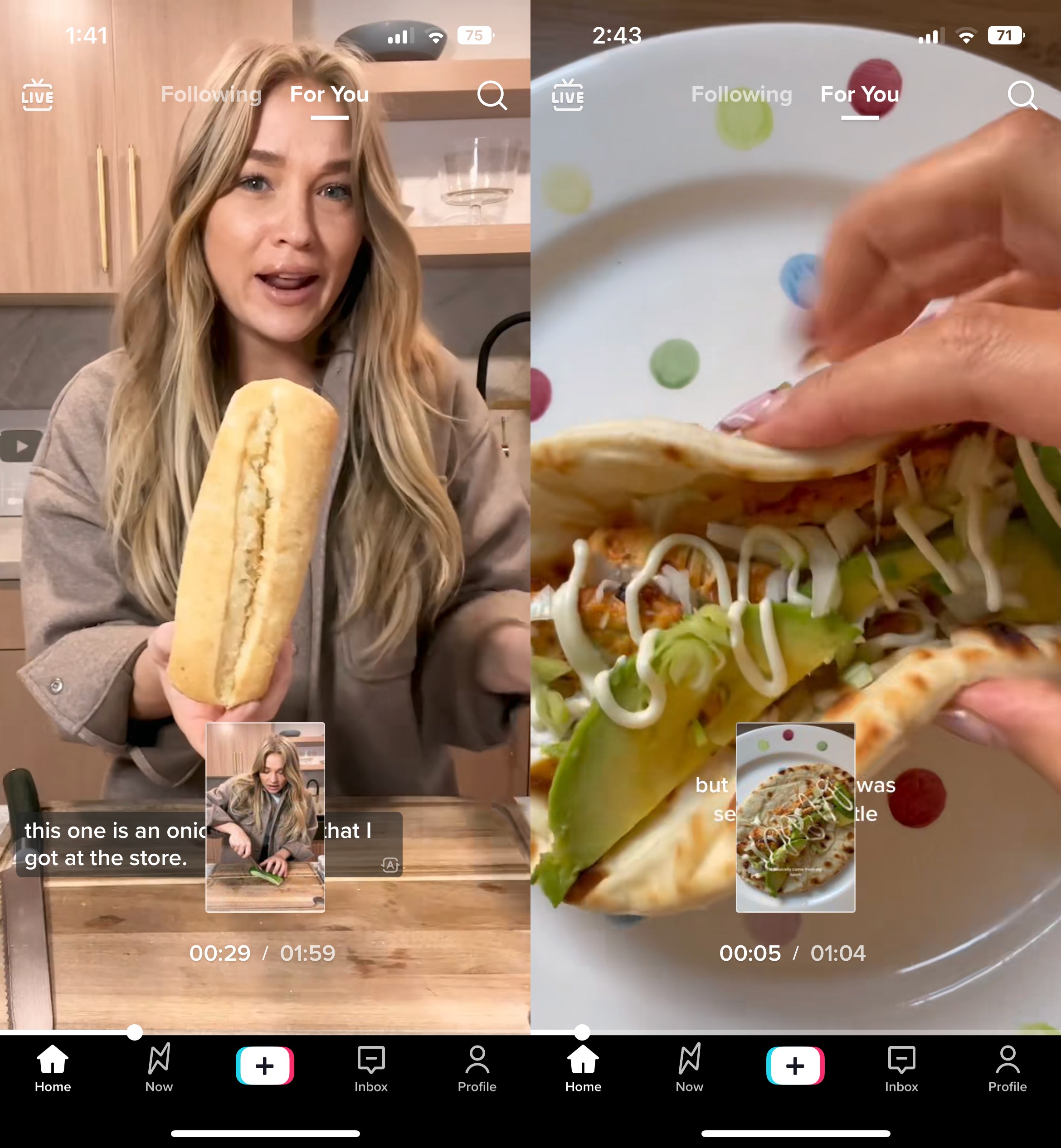 Filter your video with thumbnails on TikTok