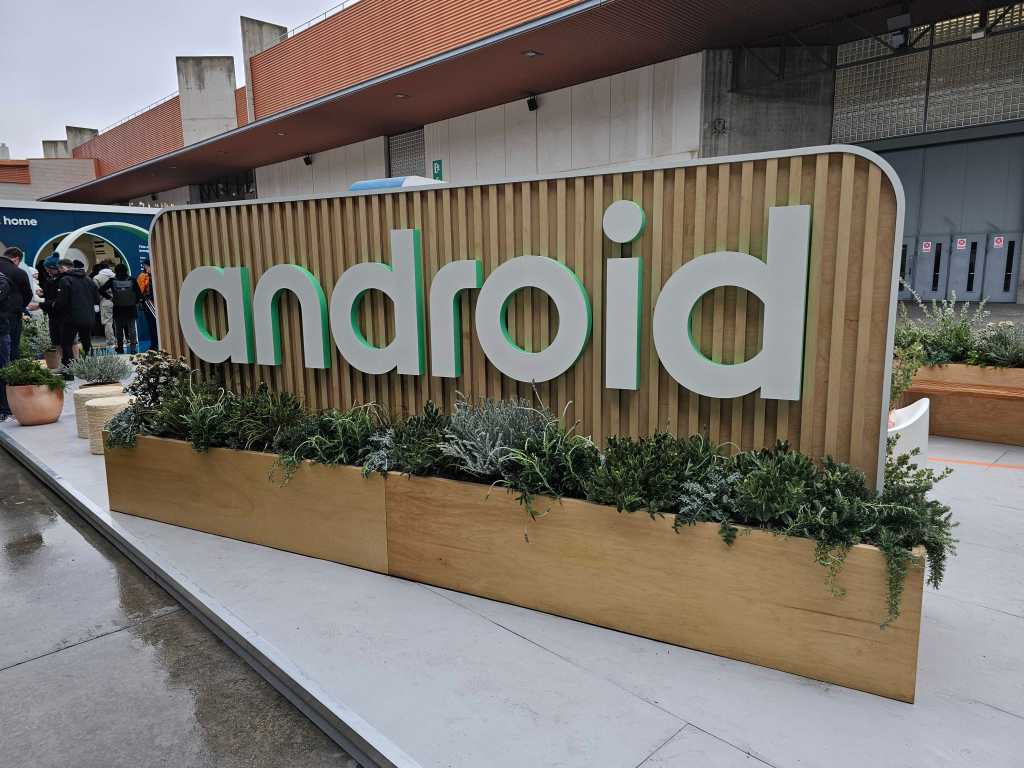 Google's Android booth at MWC 2023 in Barcelona.