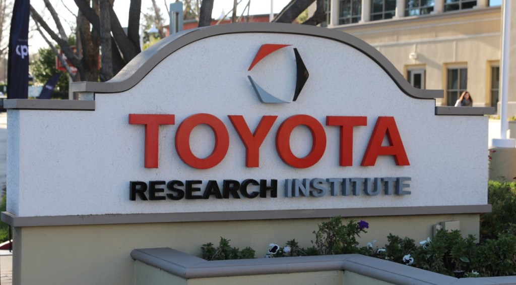 Toyota Research Institute (TRI) sign