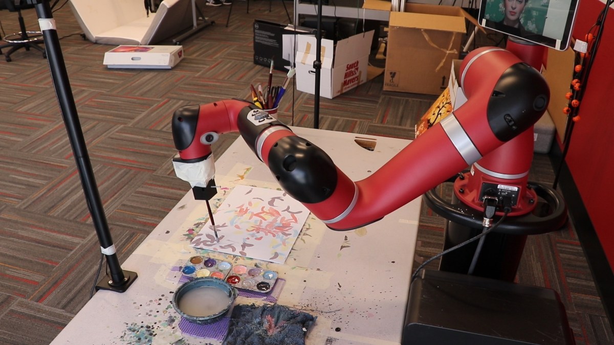 FRIDA’s robot arm attempts to bring DALL-E-style AI art to real-world canvases