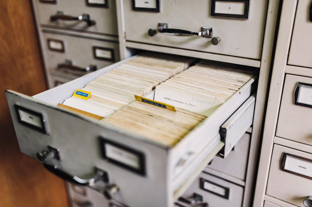 A file cabinet