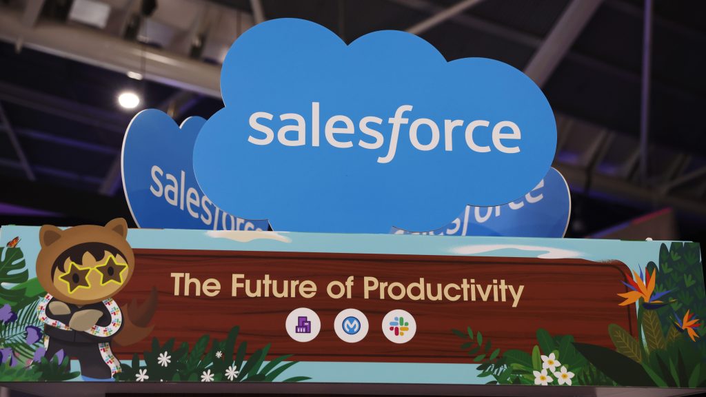 Salesforce Inc. signage