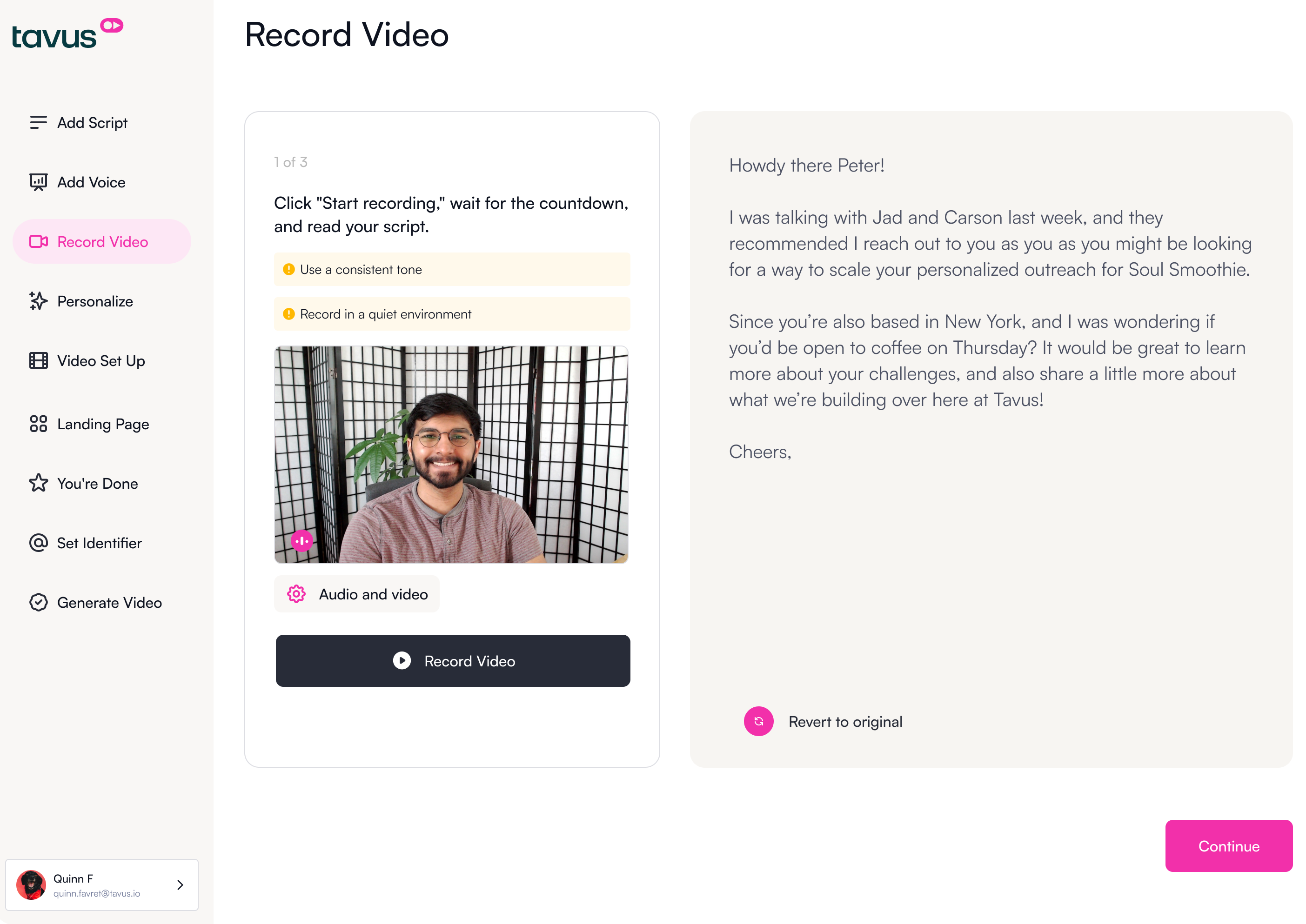 Tavus taps generative AI to power personalized videos with voice and face cloning