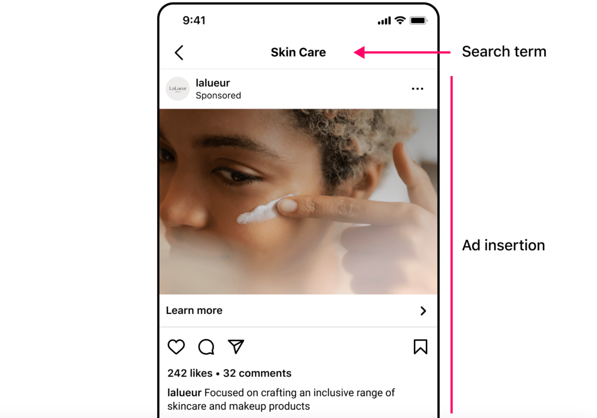 Instagram now makes it possible for for ads in look for benefits via its Advertising API