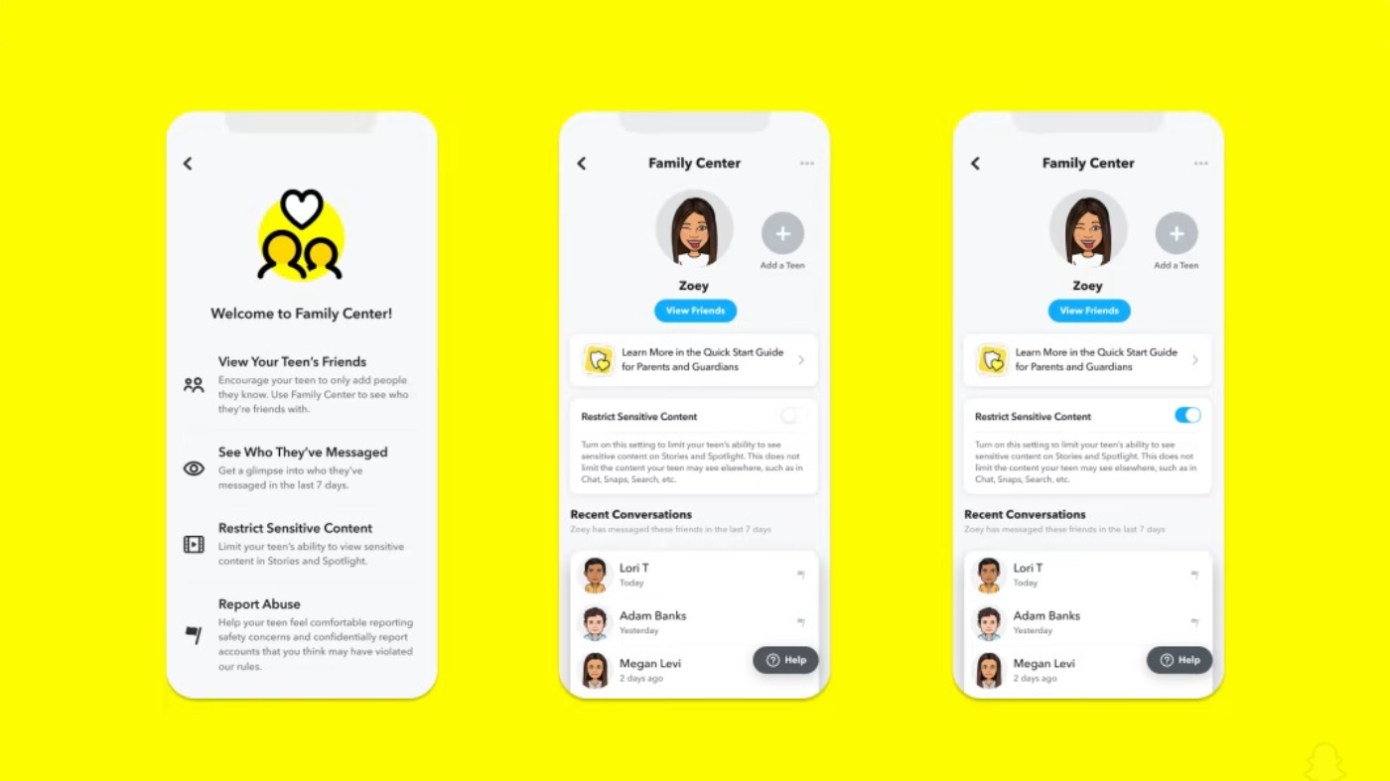 Snapchat adds new parental controls that block ‘sensitive’ content