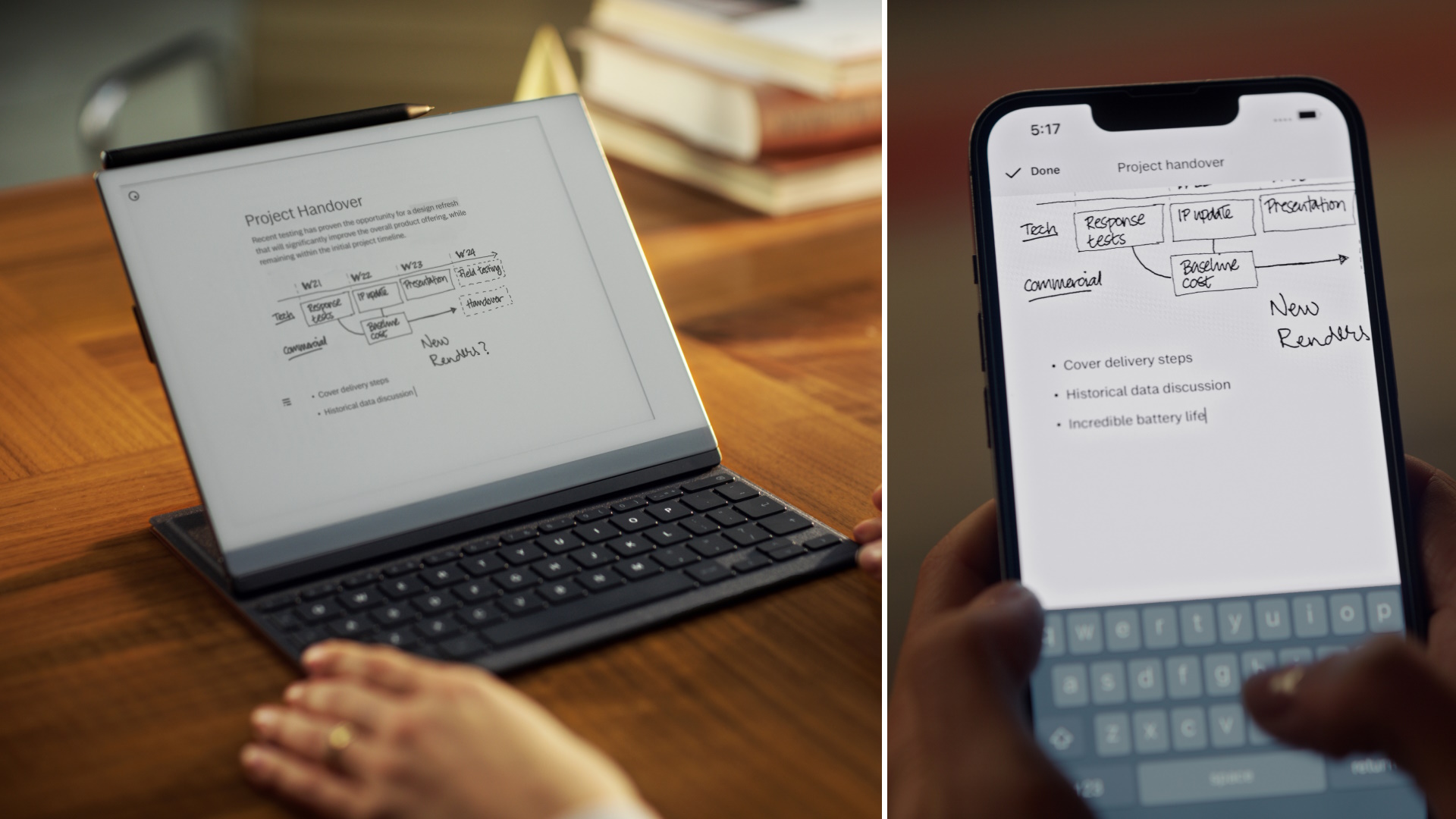 reMarkable potencia su tableta de papel electrónico con una funda de teclado para escribir sin distracciones