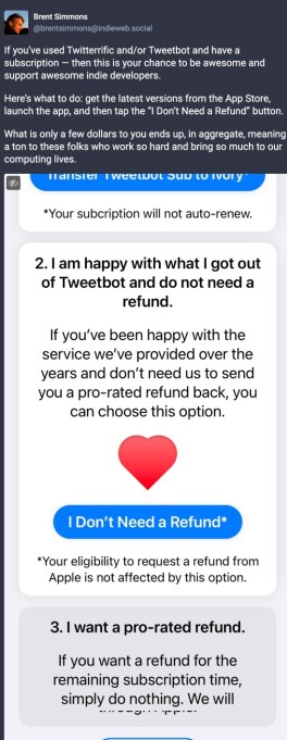 twitter apps request
