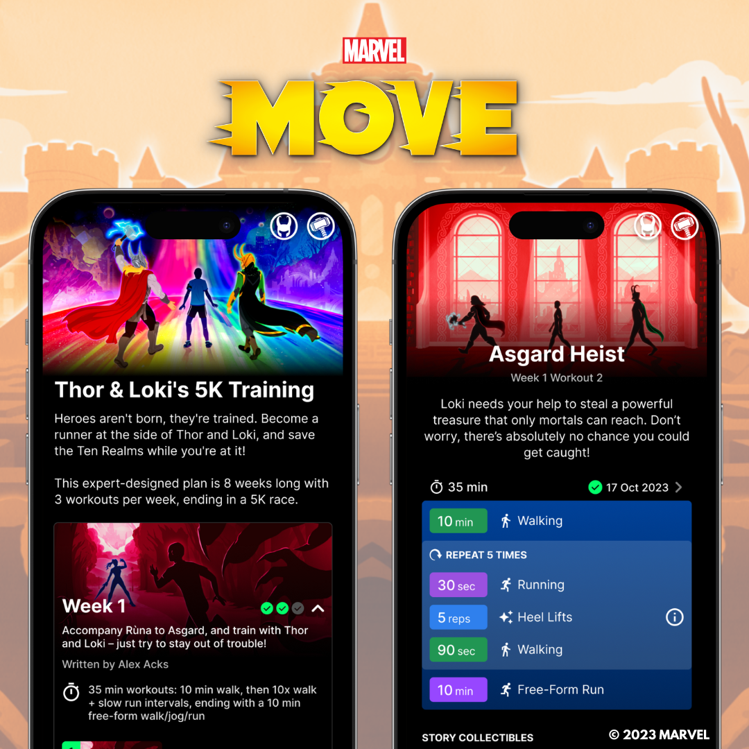 Marvel’s new fitness app Marvel Move brings superheroes to your workout routine