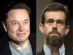This combination of pictures shows Elon Musk (L) and Jack Dorsey (R).