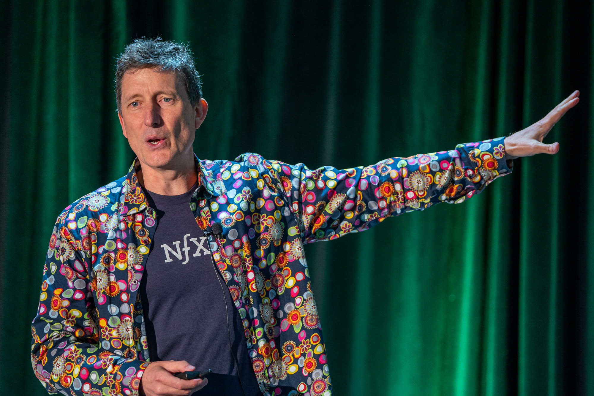 James Currier, GP at NfX talks about "Where unicorn ideas come from" at EntertainmentCab Early Stage in Boston on April 20, 2023. Image Credit: Haje Kamps/EntertainmentCab