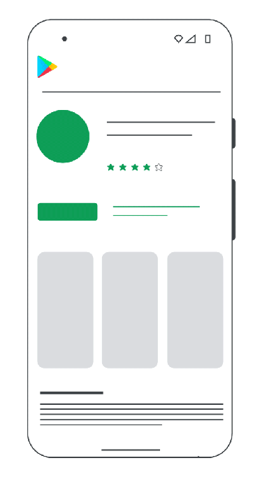 Security label for deleting Google Play data