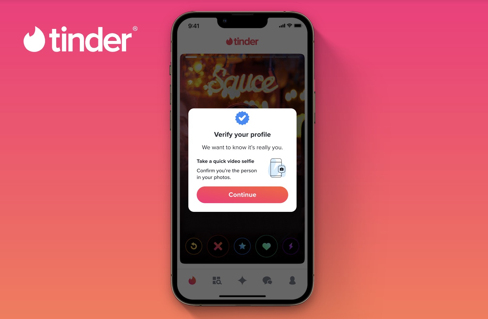 Tinder's verification process will now use AI and video selfies | TechCrunch