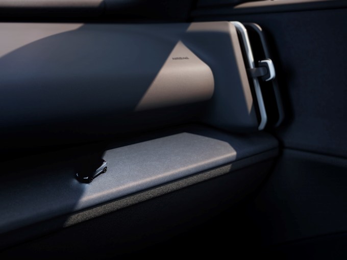 Una imagen promocional del próximo SUV eléctrico EX30 de Volvo.