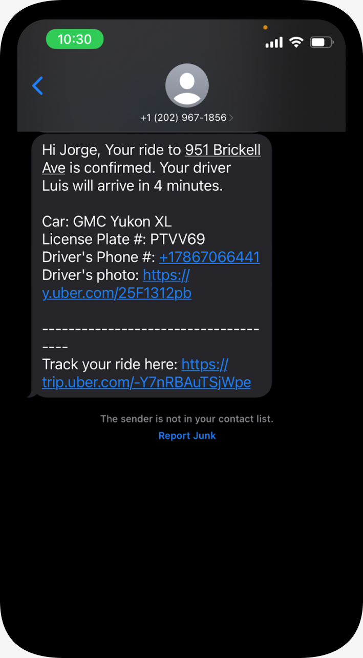 Uber Sürücü bilgi metni