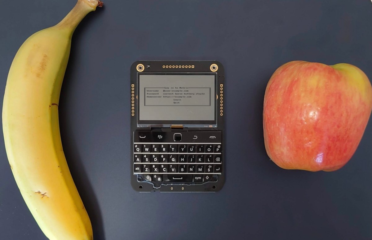 Okay, but how about a Raspberry Pi device with a BlackBerry keyboard designed for Beeper?