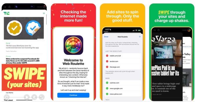 Web Roulette is an addictive, 'swipeable' web browser for the TikTok era 2