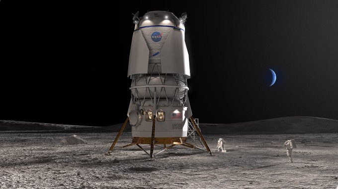 NASA picks Blue Origin-led team to build second human landing system on the moon, joining SpaceX image
