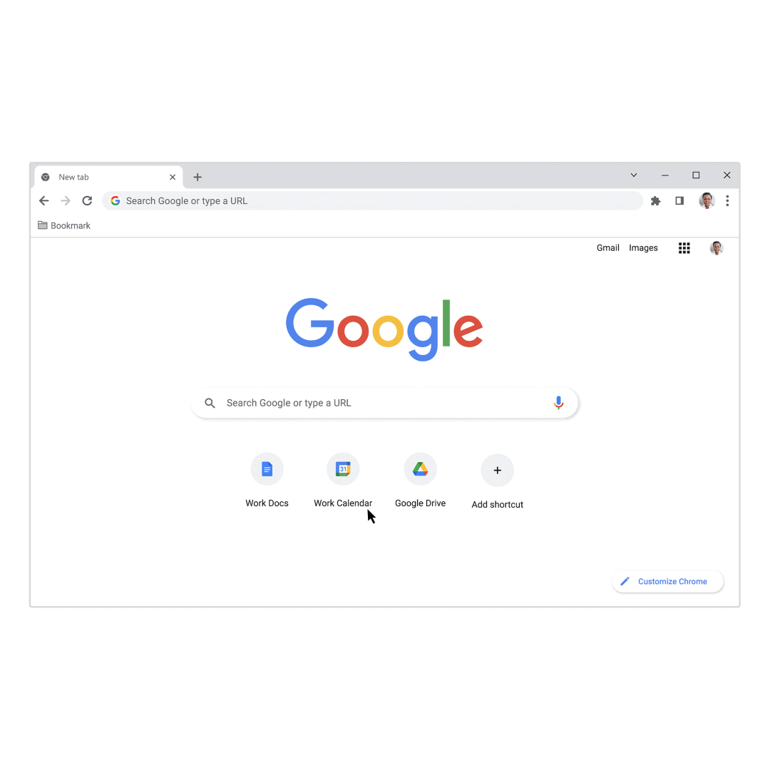 Chrome's new customization