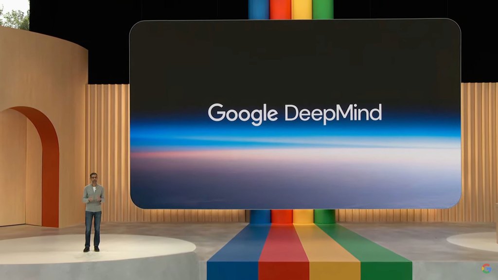 Google DeepMind was introduced on stage