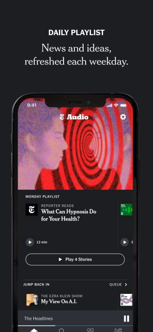 Years after its Audm acquisition, The New York Times launches its own audio app 3