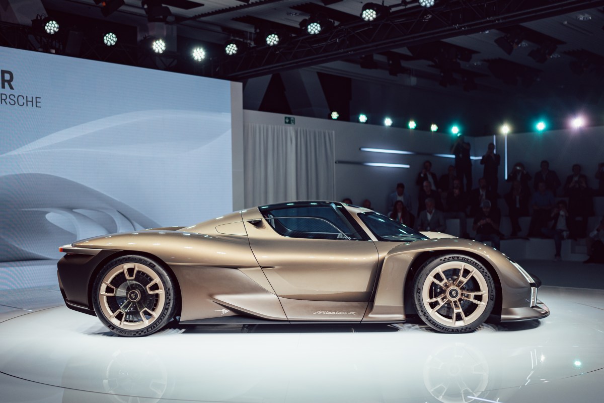 The Porsche Mission X dreams of a faster, electric sports car future