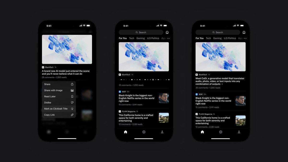 June 2023 Unwrapped: Artifact news app now uses AI to rewrite headline of a clickbait article