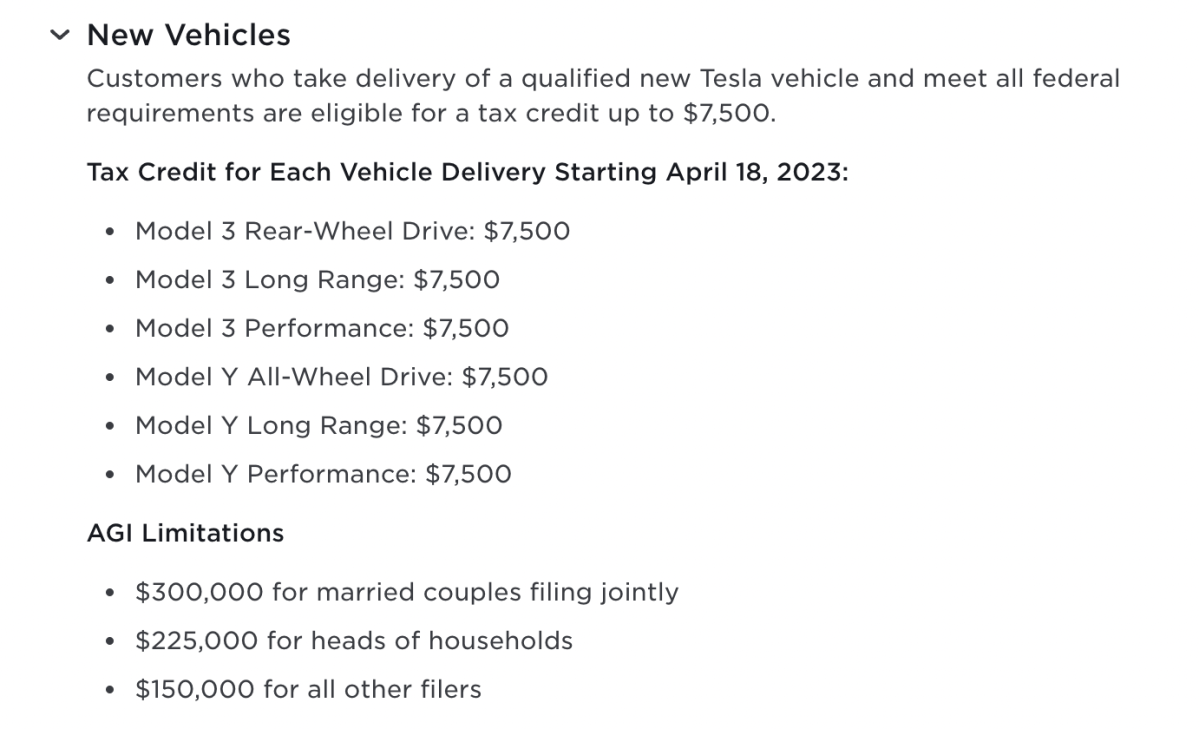 Tesla says all new Model 3s now qualify for full $7,500 tax credit