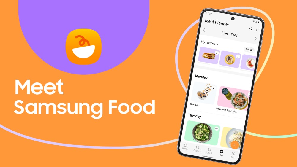 Samsung a lancé une plateforme de planification de repas et de découverte de recettes appelée Samsung Food