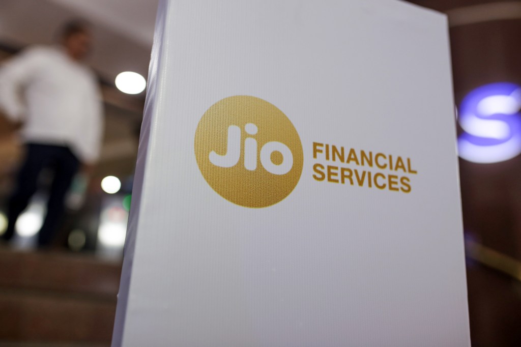 Signage for Jio Financial Services Ltd.