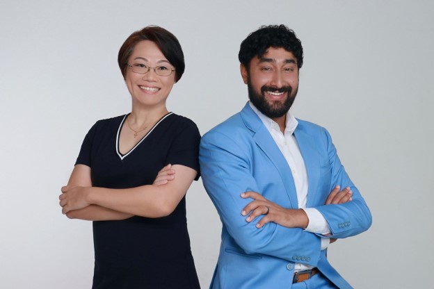 Neurowyzr co-founders Pang Sze Yunn (CEO) and Nav Vij (chief digital neuroscientist)