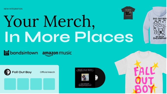 Amazon Music teams up with Bandsintown to let fans shop merch from popular artists