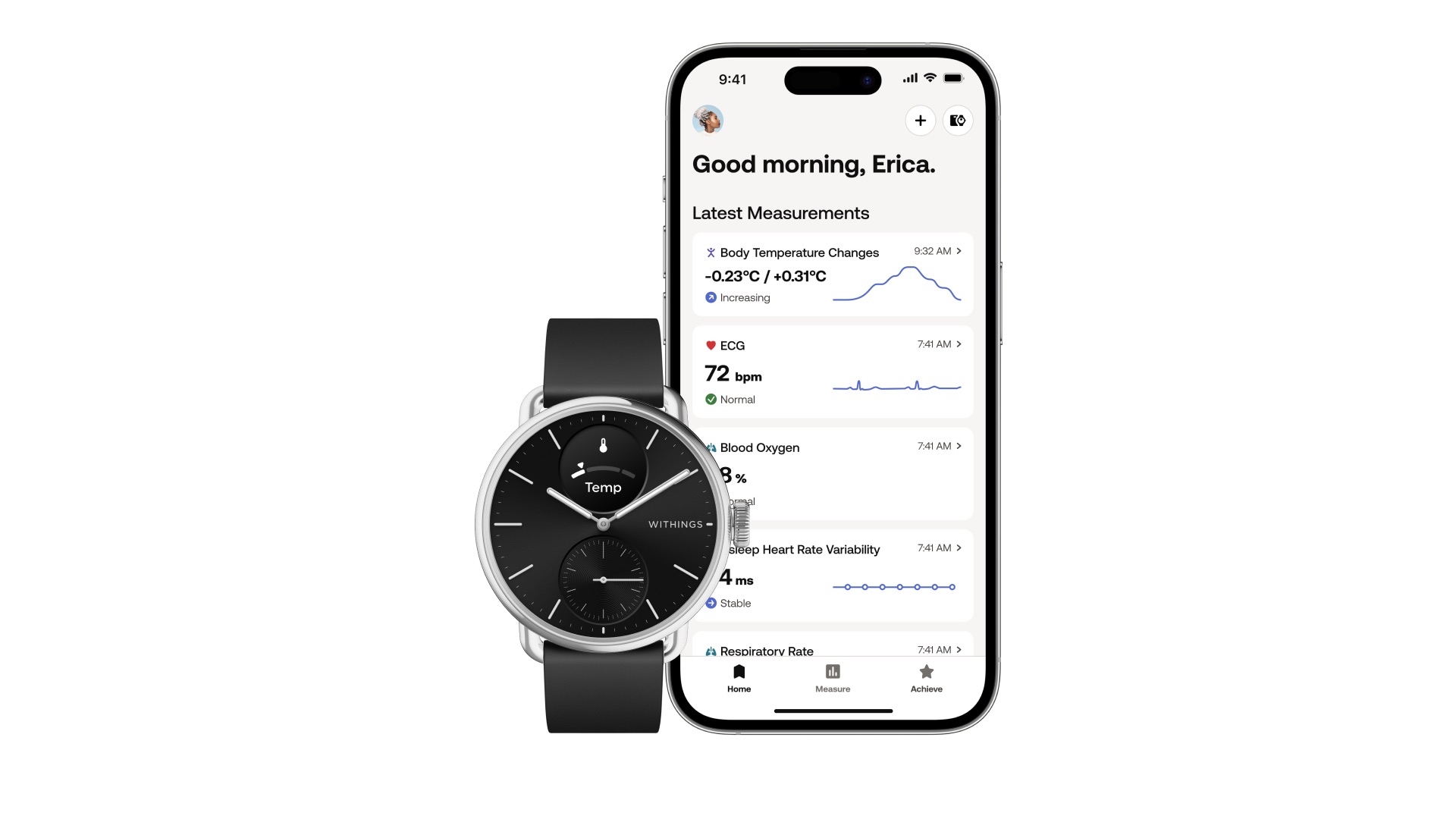 Withings Scanwatch 38mm White | Next day Delivery