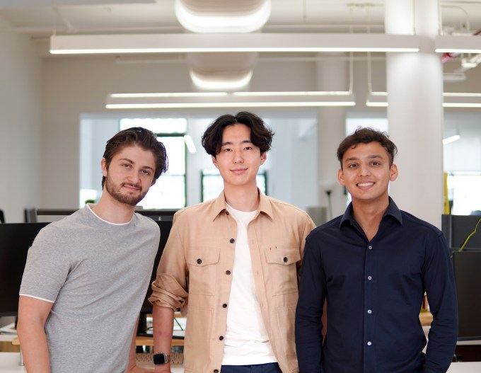 A headshot of the three Vessel Capital co-founders Anthony Anzalone, Eric Chen, and Mirza Uddin