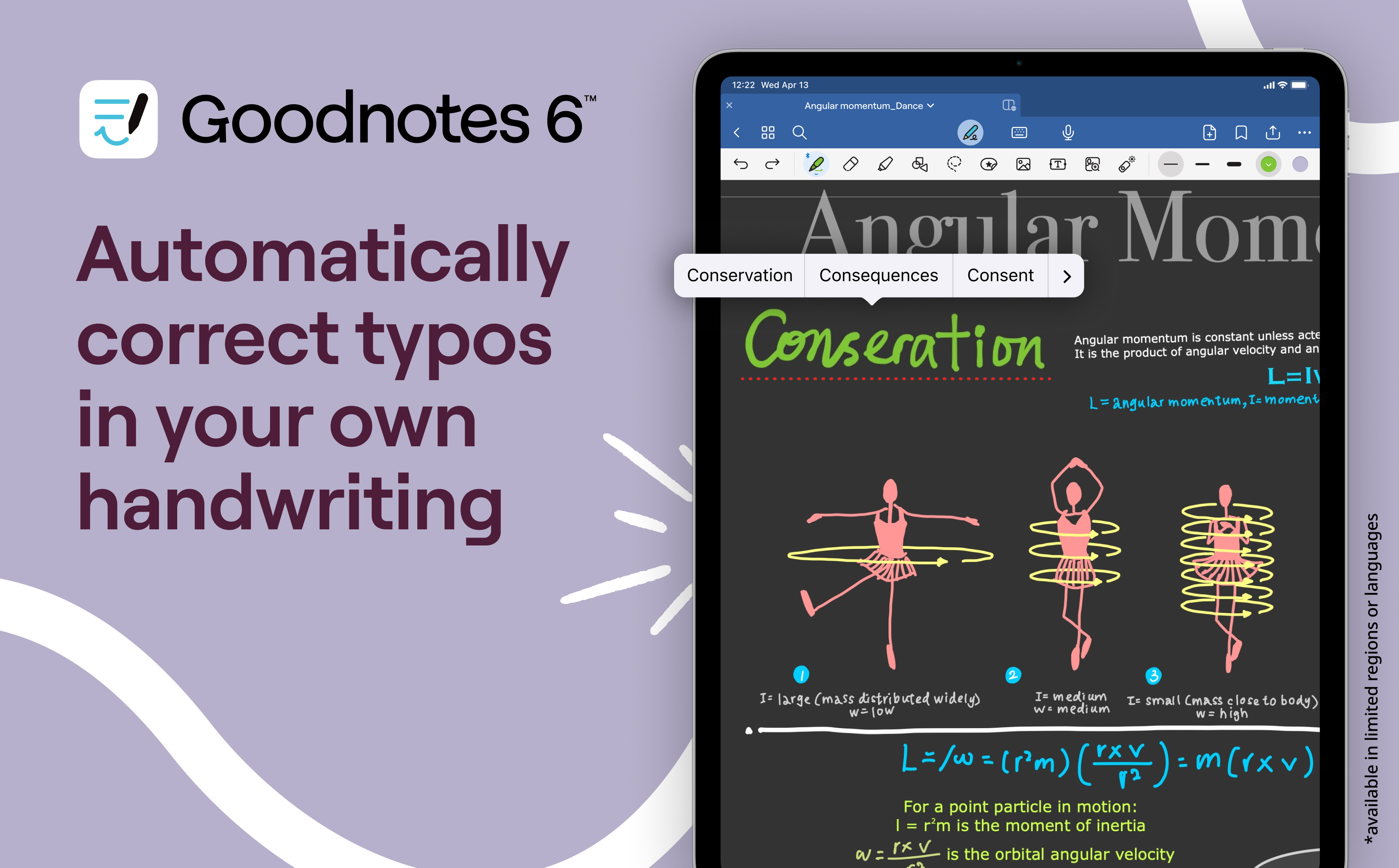 GoodNotes now offers spellcheck for handwriting