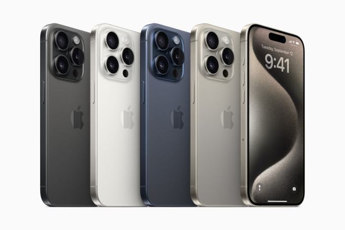 Apple iPhone 15 Pro color options